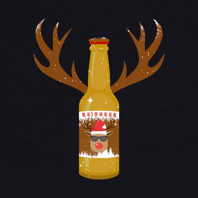 Reinbeer Funny Craft Beer Fans X-mas Gift by CMDesign